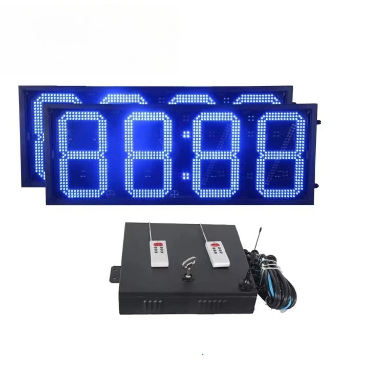Electronic Diesel Regular Light Emitting Diode Gas Price Logo Basketball Football Light Emitting Diode Scoreboard