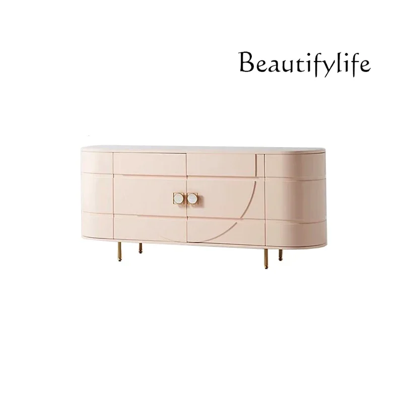 

Шкаф для хранения из массива дерева S Nordic Cream Wind, декоративный шкаф для прихожей в стиле постмодерн для дома и гостиной