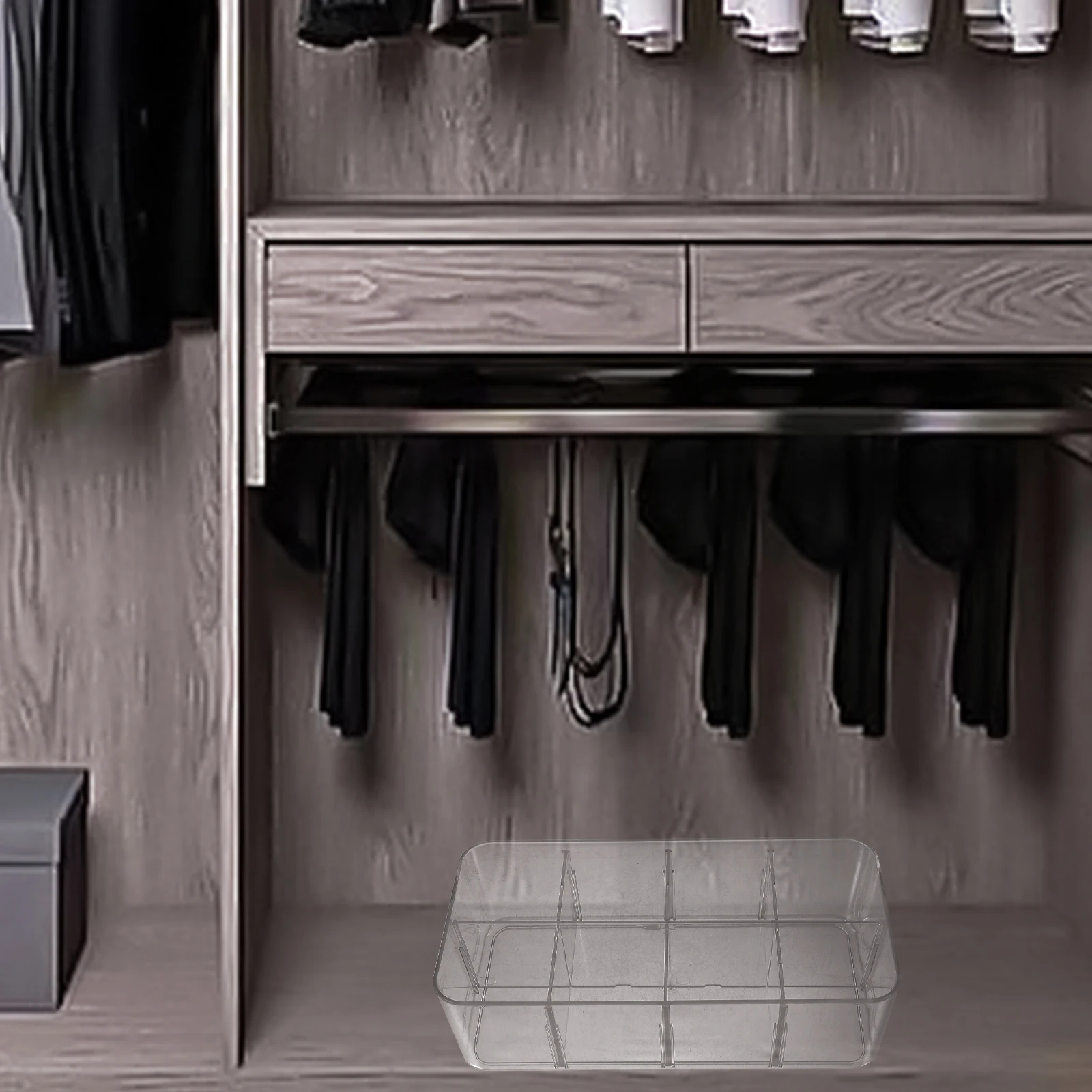 

Panty Underwear Storage Box Clothes Drawer Organiser Organizer for Closet Socks Household Transparent
