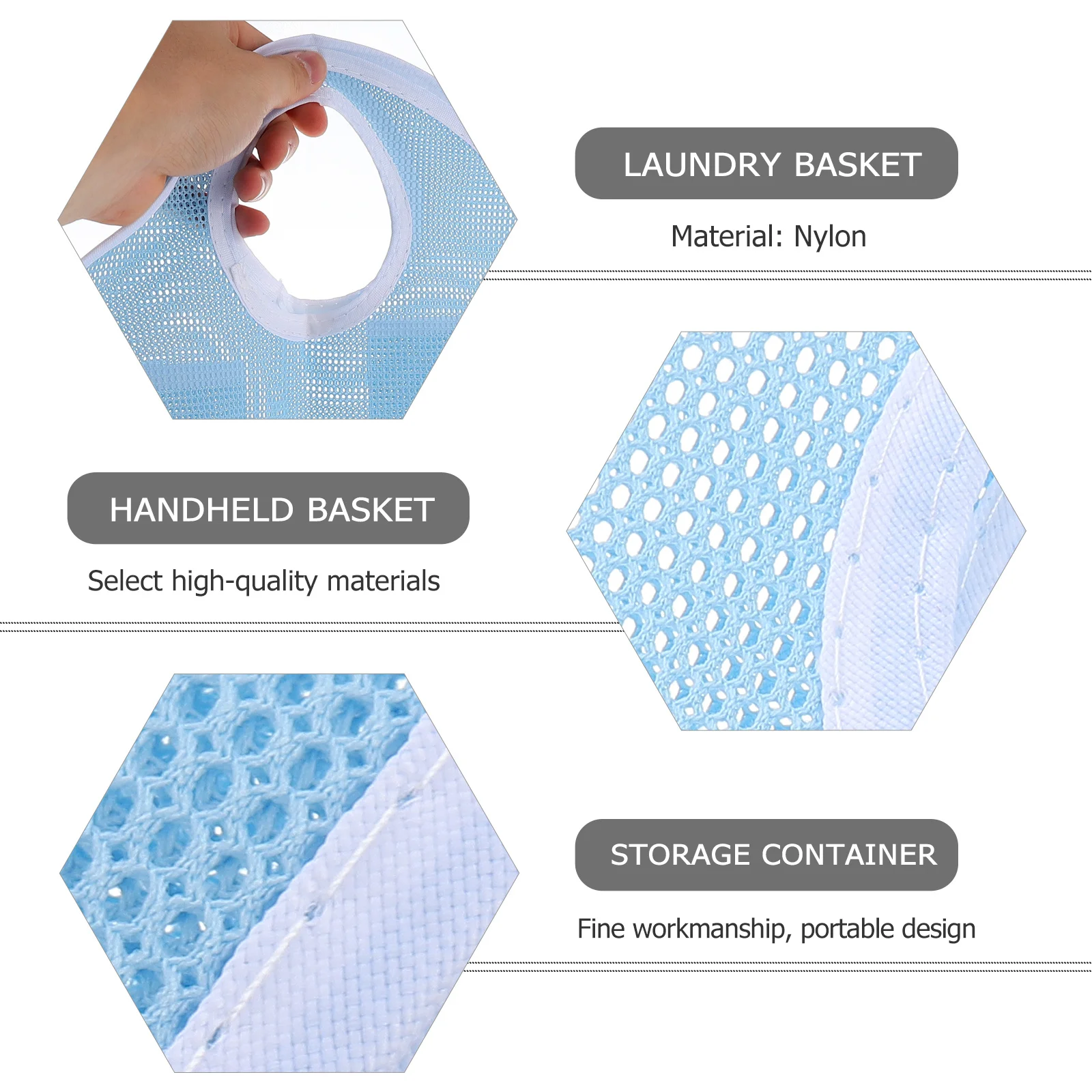 

Folding Laundry Basket Household Organizer Portable Bag Multifunctional Handbag Stylish Eco-Friendly Materials