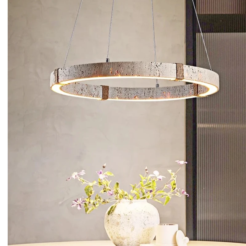 

LED New Trend Home Decoration Stone Series Chandelier Lighting Lustre Para Sala Estar For Living Room Dinning Room