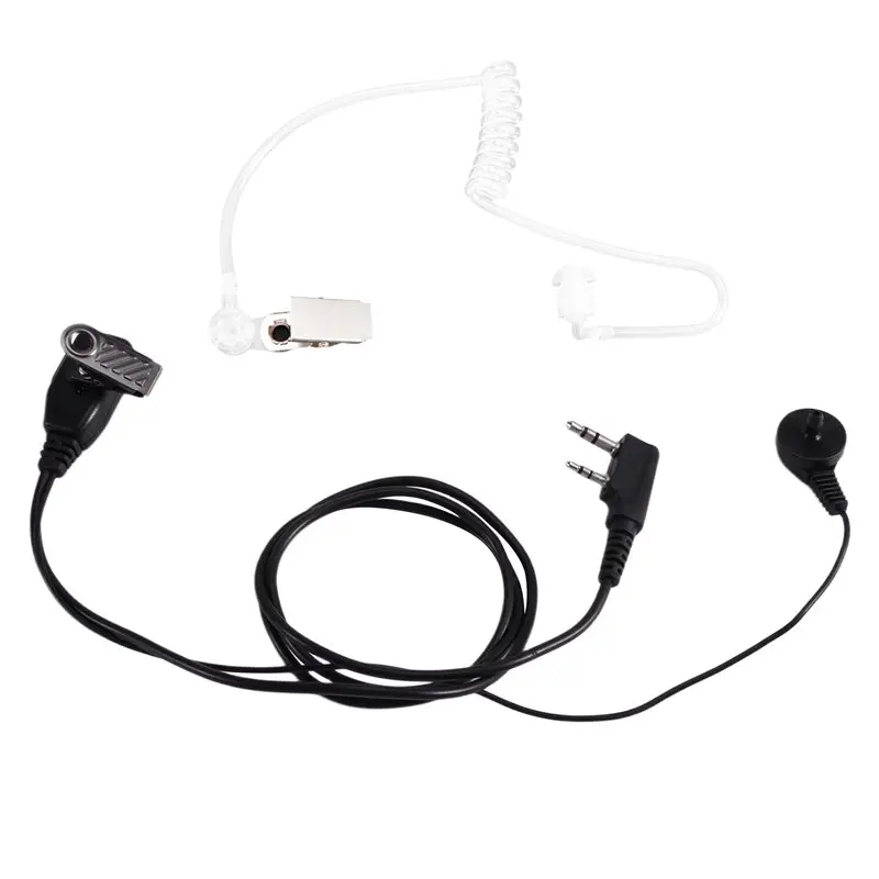 

JABS-For BAOFENG UV-5R K-Plug 3 Wire Pro Covert Acoustic Tube Earpiece Headset PTT Mic Microphone For Kenwood Pro-Talk XLS TK