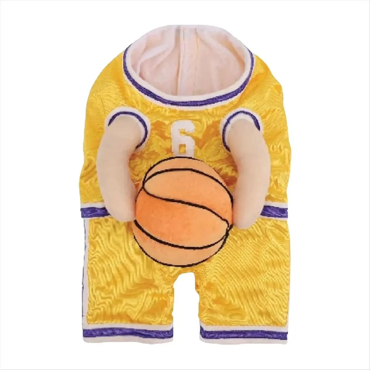 M09K Dog Basketball Player Costume with Ball Dog Basketball Costume Funny Dress Up Sports Outfit Halloween Cosplay for Pets B