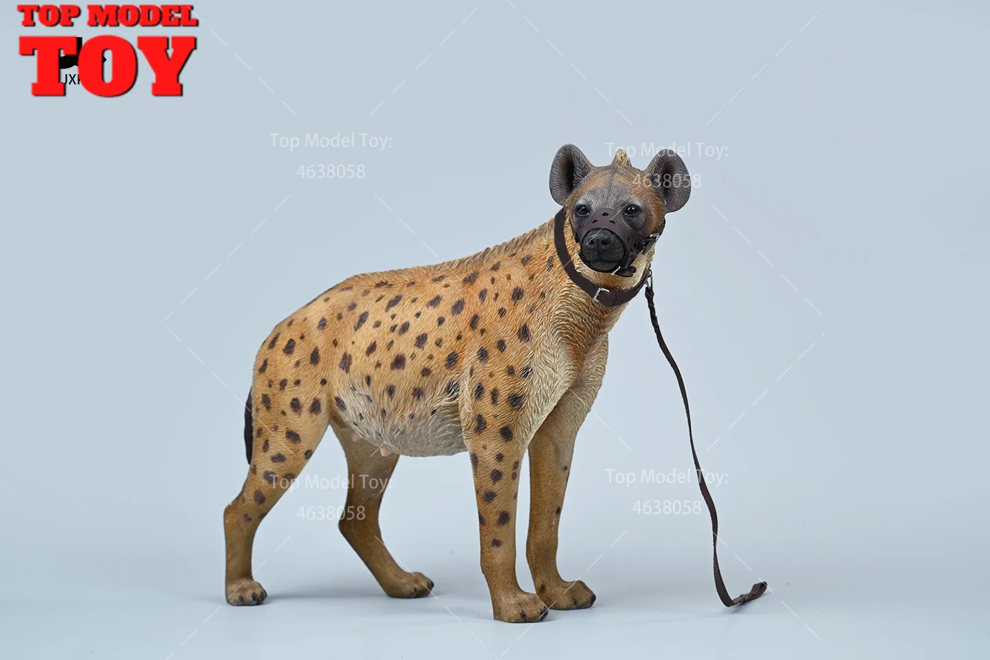 JXK JXK215 1/6 Scale Spotted Hyena with Muzzle Animal Model Static Scene Accessory For 12\'\' Action Figure Body Dolls