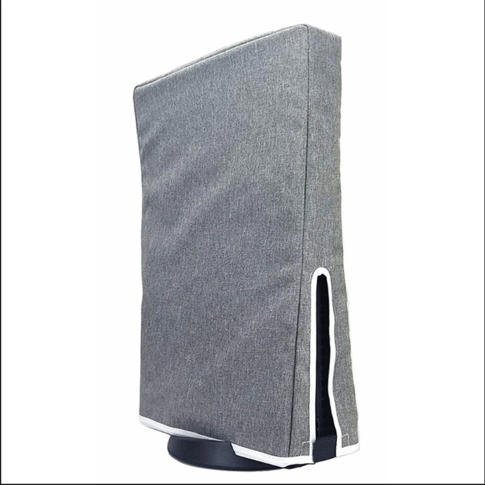 ฝาครอบป้องกันฝุ่นกันน้ำและกันรอยขีดข่วนเคสป้องกันสำหรับเล่นเกม Ps5คอนโซลสีเทา