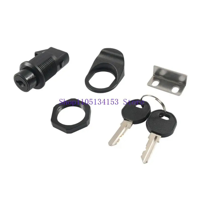 hg89 Modern Push Button Toggle Latches Plastic Lock For Electrical Cabinets Storage Secure PA Nylon Design Security Mechanism