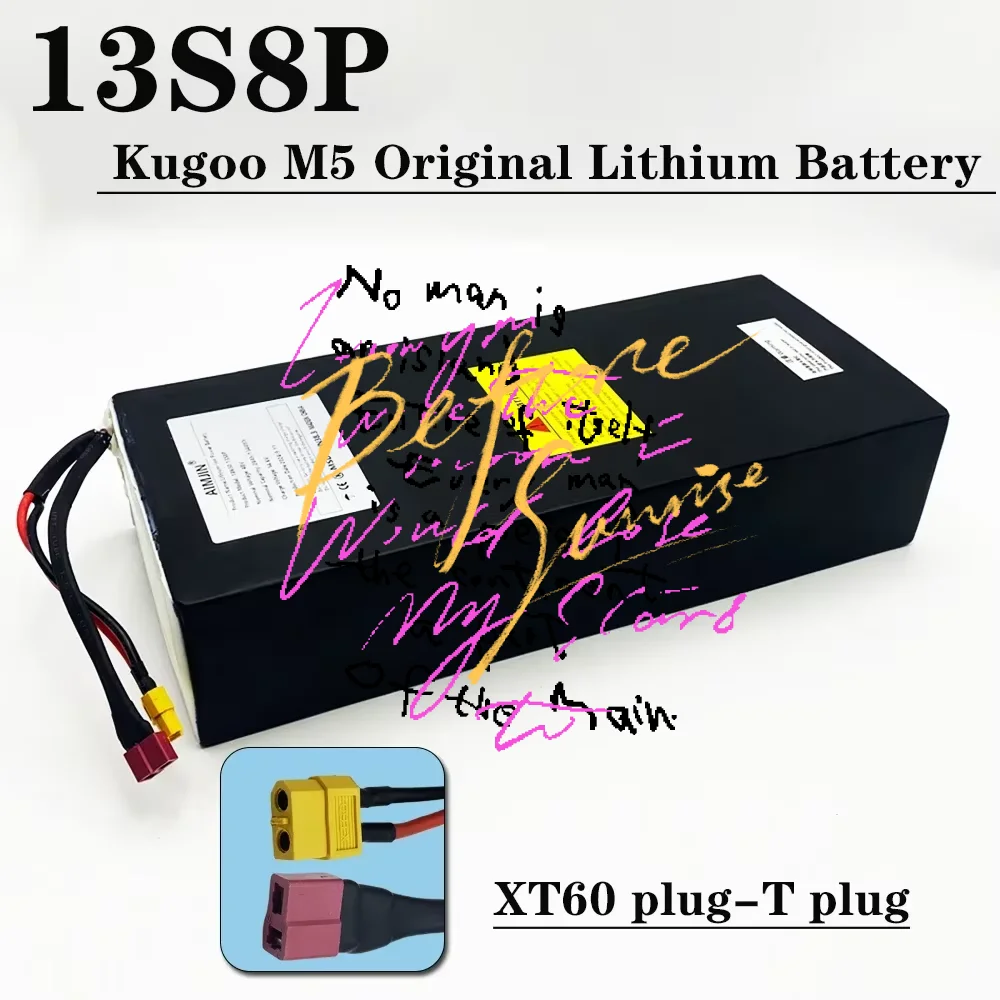 

13S8P 48V 28000mAh Lithium Ion Battery Pack for Kugoo M5/M5Pro/MaxSpeed Folding Electric Scooter Original BatteryBuilt-in BMS