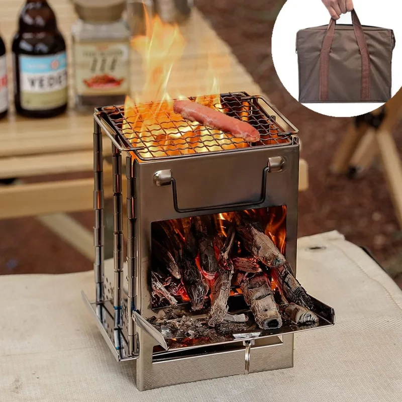 Brennenstuhl Portable Folding Stove, Backpacking for Outdoor Camping, Hiking,