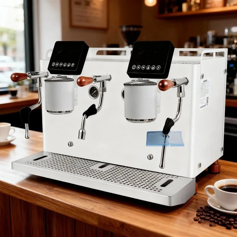 9 Bar Steam Coffee Espresso Machine Coffee Shop Use Dual Boiler Stainless Steel Coffee Machine