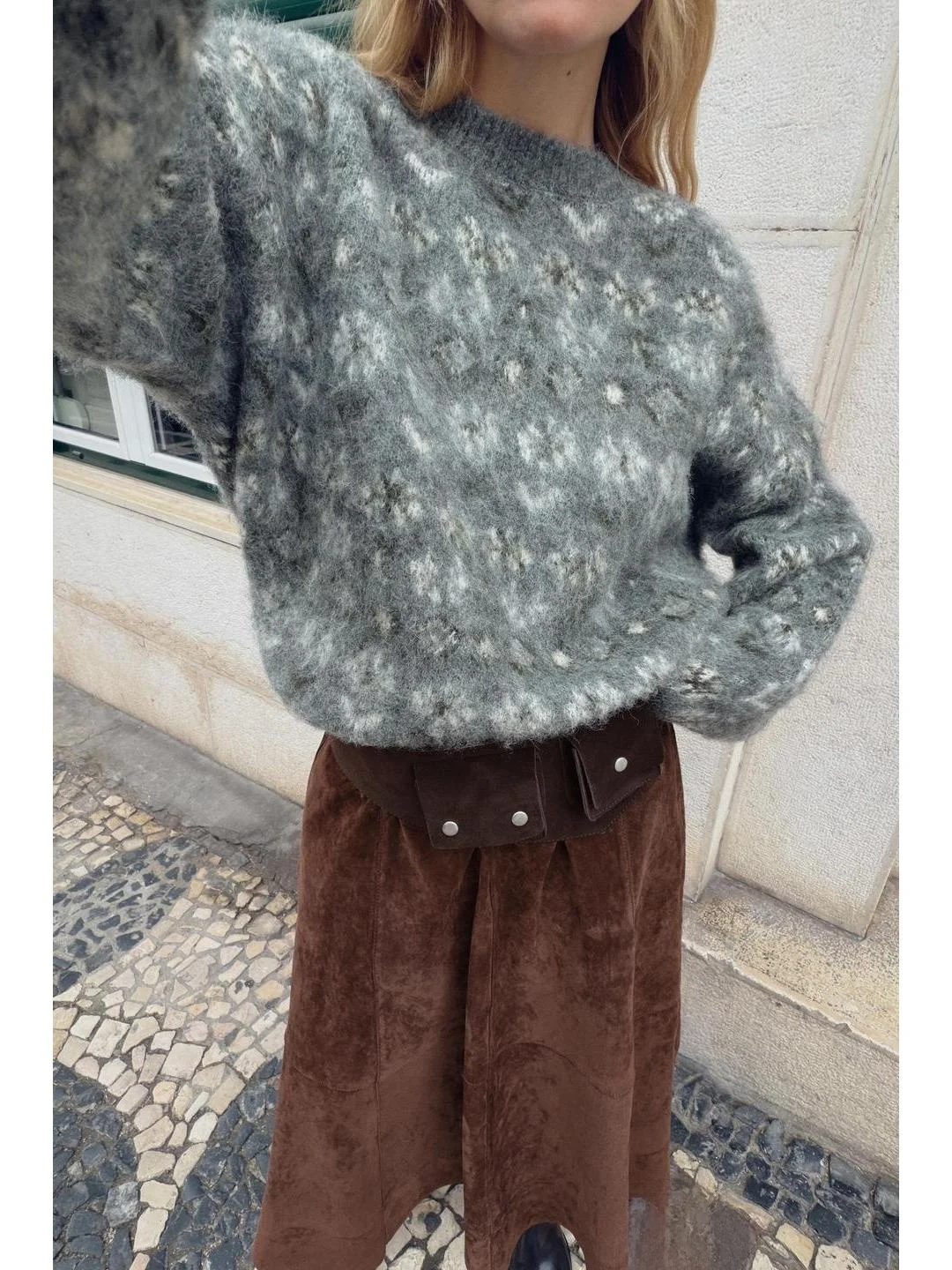 

Мягкий уютный круглый вязаный свитер Ne Long Sve Color Fade Effect, осенне-зимний сезон, женский трикотаж Faion 242230