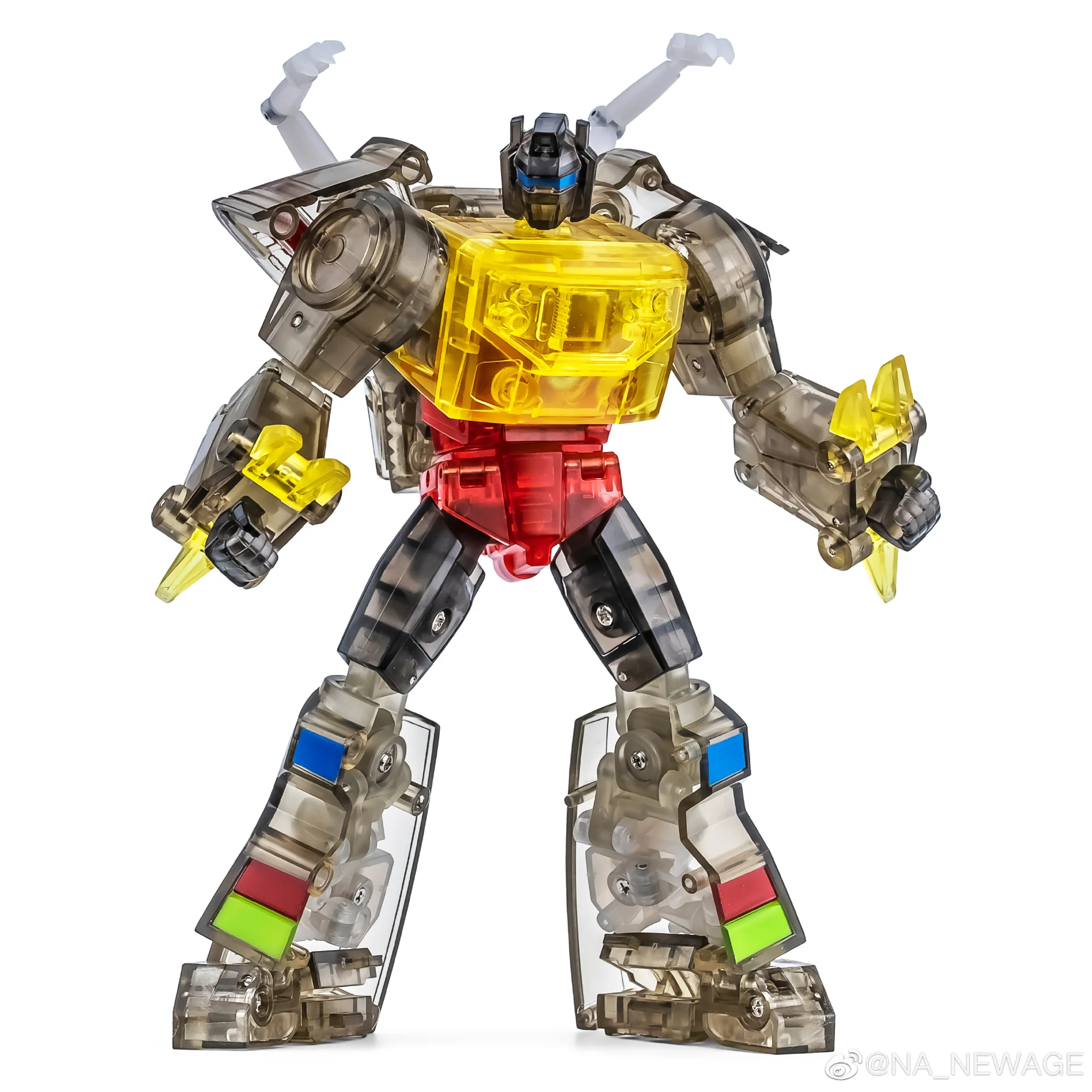 NEW IN STOCK Newage Transformation NA H44T Transparent Grimlock Ymir G1 Animation Small Scale Action Figure With Box