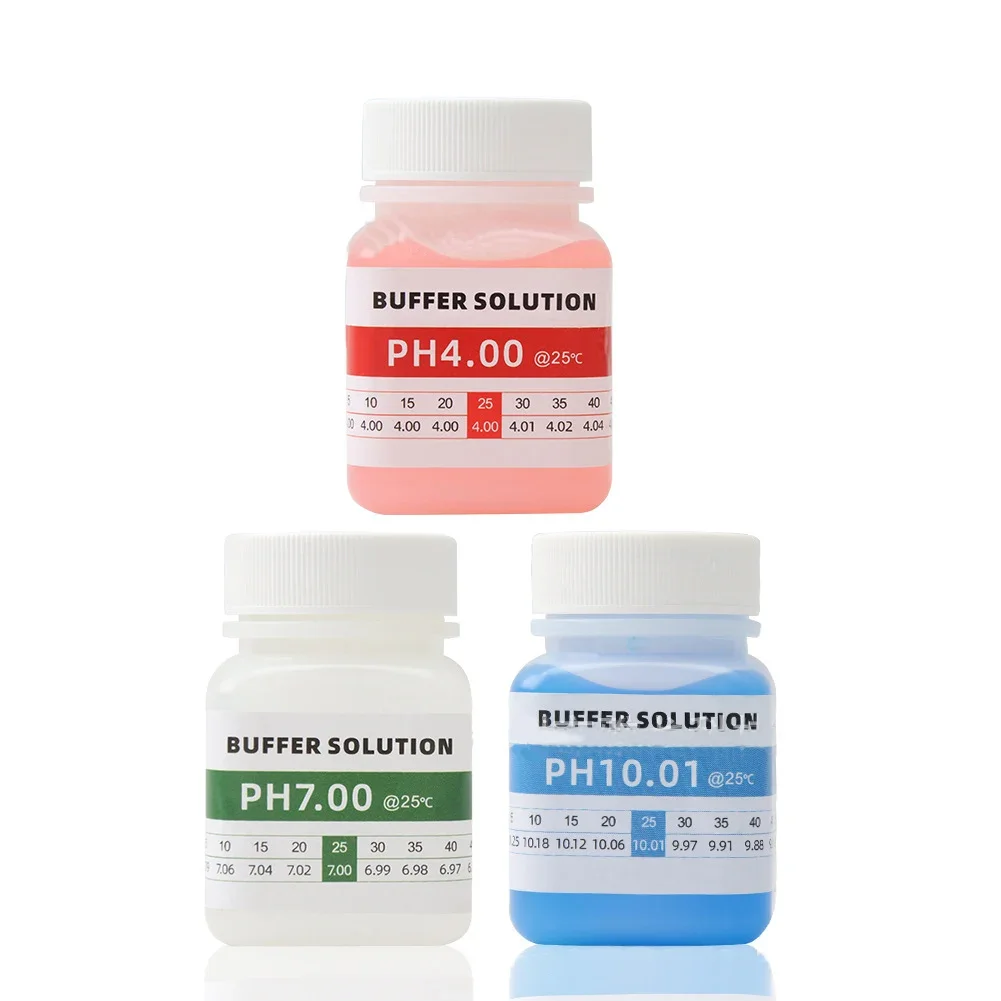 50ML Professional PH Meter Calibration Fluid 7.0 4.0 10.0 222 MV ORP Calibration Fluid 30 ML Probeป้องกันของเหลว