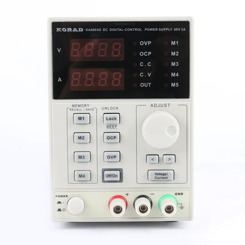 

KORAD KA6003D High Precision Lab Programmable Adjustable Digital Regulated Power Supply DC Power Supply 60V/3A 220V