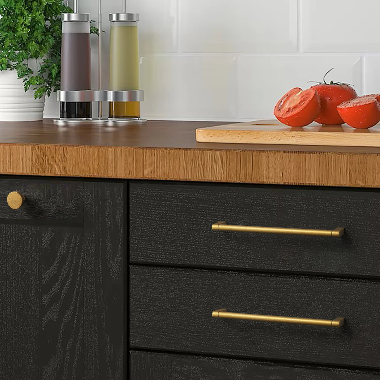 Solid Zinc Alloy Cabinet Handle Furniture Long Handle Kitchen Cabinet Knob and Pulls Sturdy Wardrobe Drawer Handle