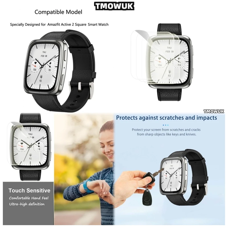 

For Amazfit Active 2 Square Active2, Reliable Protection From Scratches