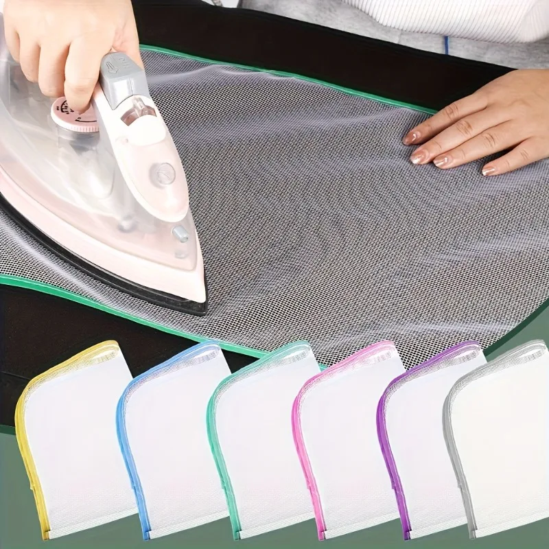 

1 PCS Heat-Resistant Ironing Mesh Mat - Clothing Care Protective Cloth to Prevent Scalding Marks, Home Ironing Mat, Random Color