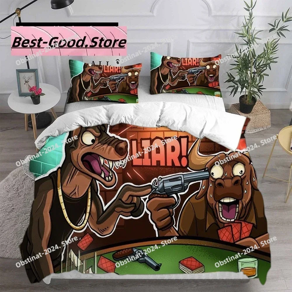 New Game Liar's Bar Bedding Sets Quilt Bed Cover Comforter Duvet Cover Pillow Case 3 Pieces Sets Kids Adult Bedroom Decoration