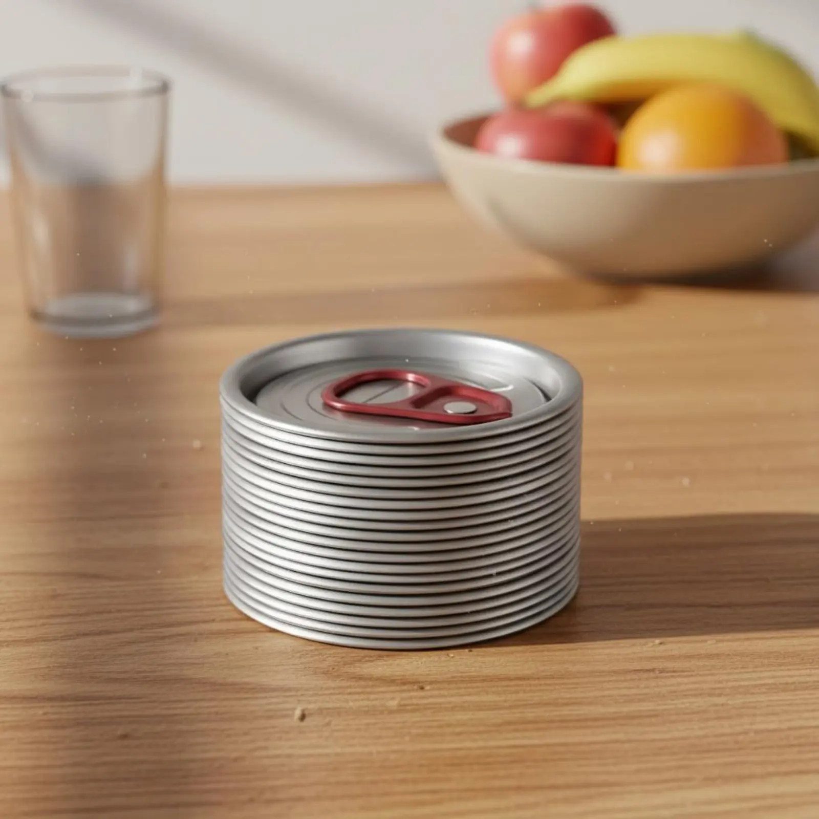 

20 Pieces Aluminum Can Lid Dustproof Pull Tab Can Cover Food-Safe Portable for Outdoor