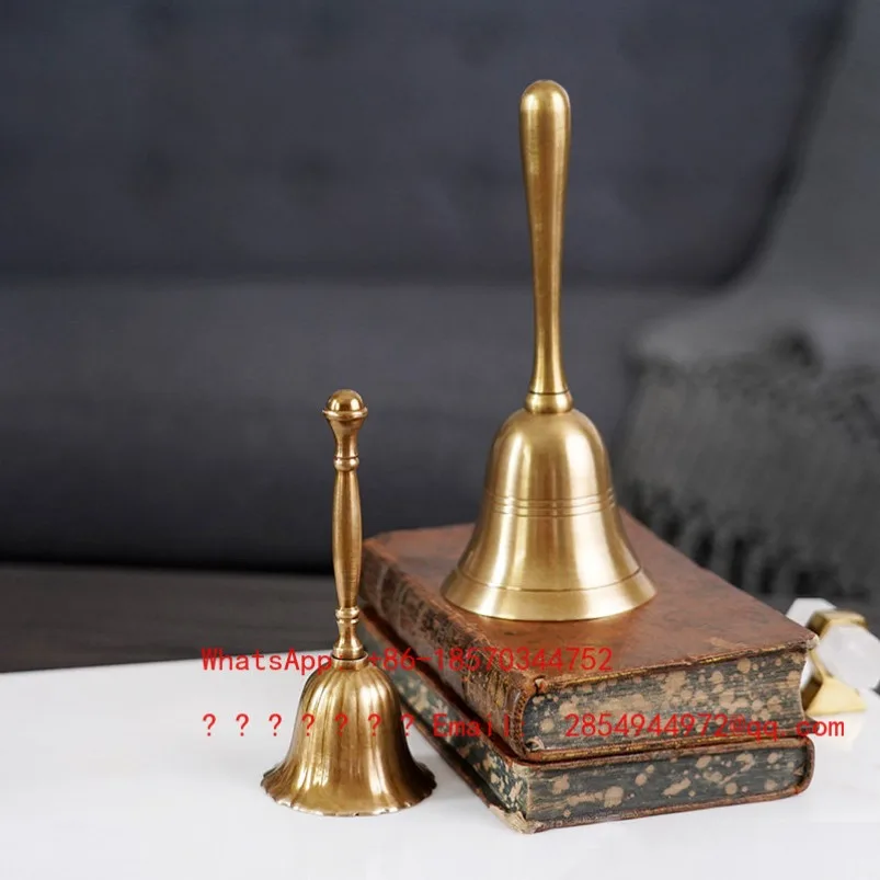 

Retro and Elegant Hand-ringing Bells, Light Luxury Restaurant Opening Bell Style Decorative Ornaments