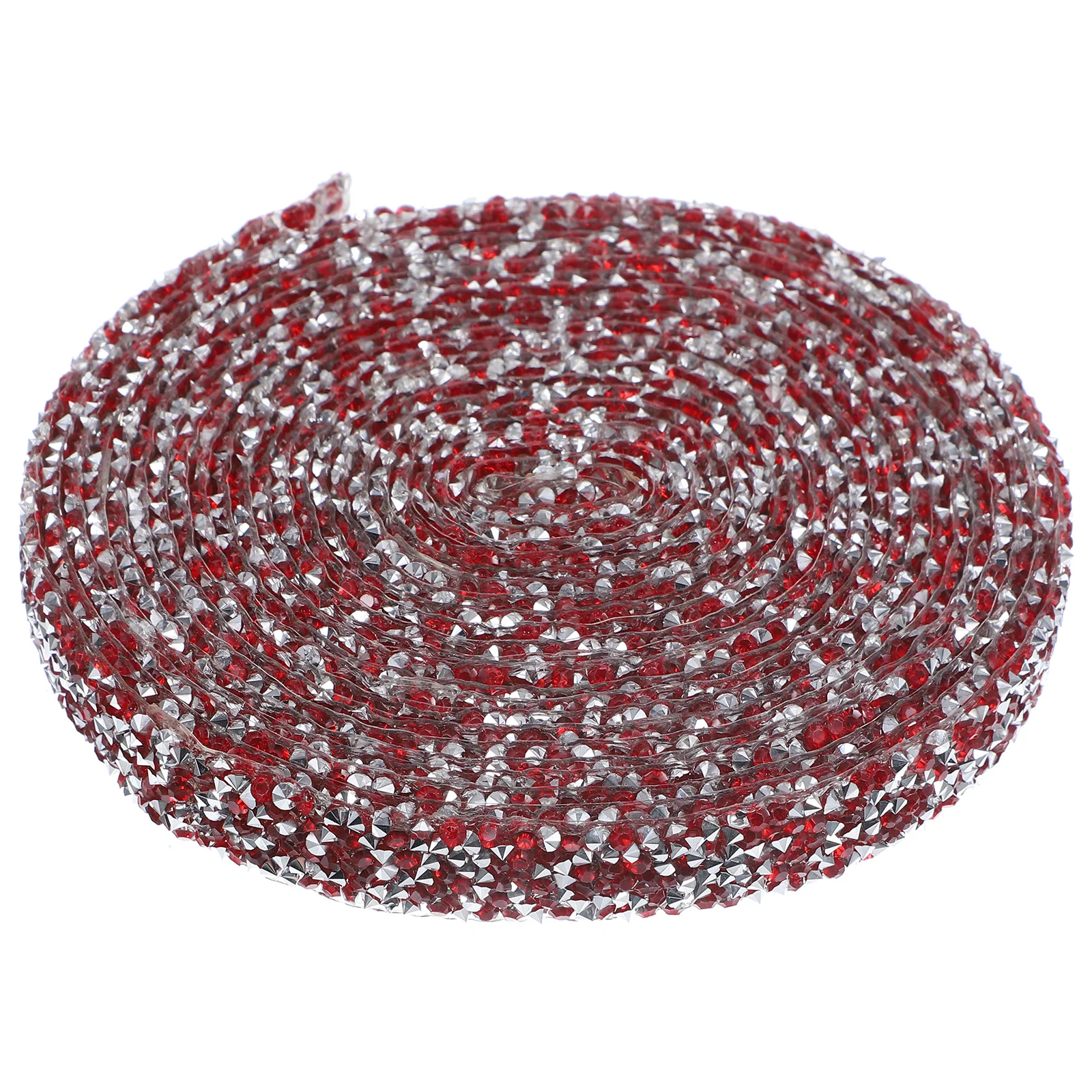 

1 Roll Self Adhesive Rhinestone Ribbon Heat Seal Glitter Strip For Crafts Clothes Shoes Bags Diy Decor Bling Wrap Costume