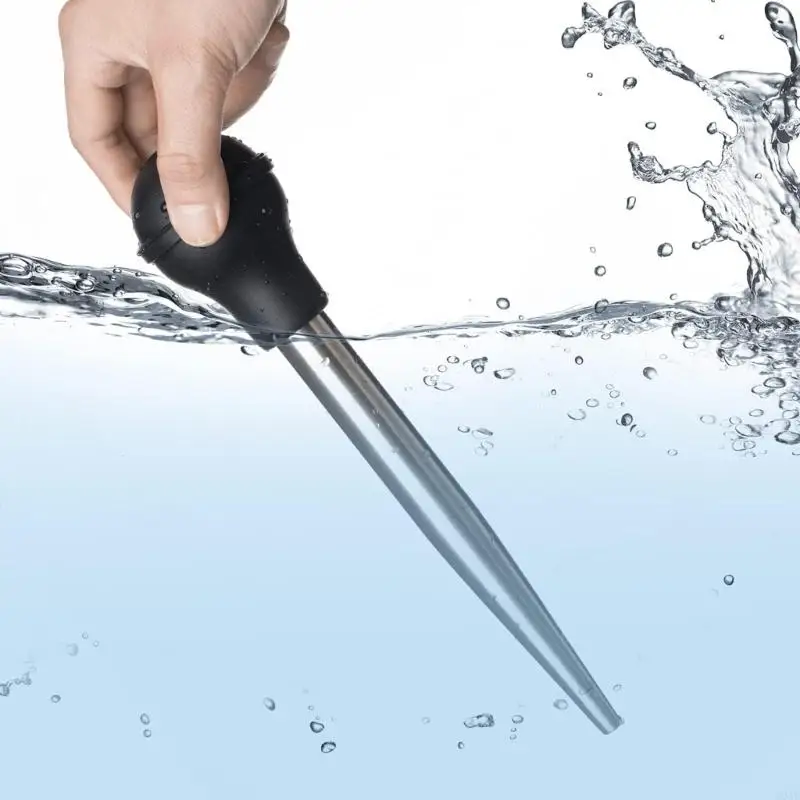 D0AB Thép không gỉ Công cụ baster Baster của D0ab và Bàn chải làm sạch Phụ kiện Lễ Tạ ơn để nấu ăn