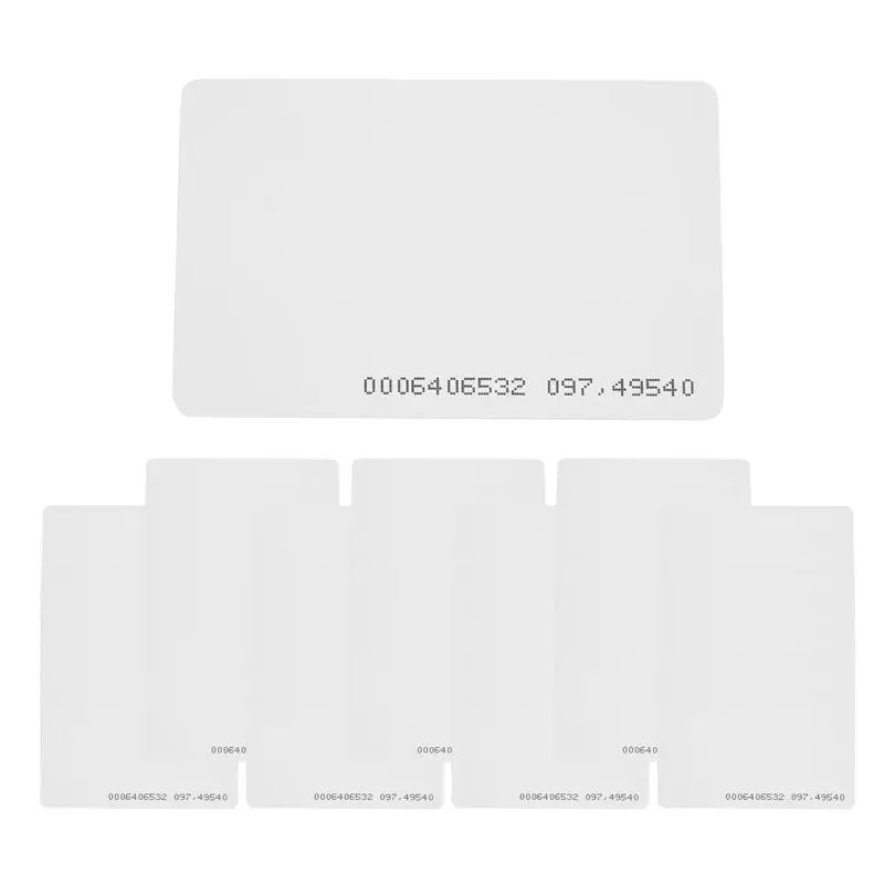 

A73E-50Pcs Access Control Card Smart Proximity Card 125Khz EM4100 TK4100 RFID Tag Key For Access Control Key Parts