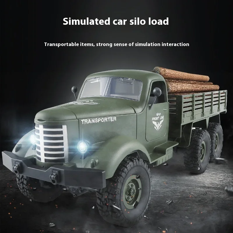 Volledige schaal RC auto's Q60 simulatie militaire kaart model 6WD off-road klimmen kinderen afstandsbediening auto speelgoed kerstcadeau