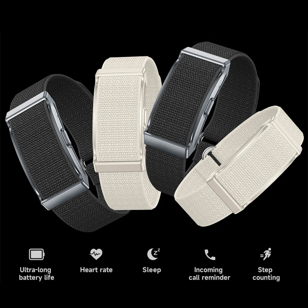 新しいスクリーンレススマートウォッチ心拍数血中酸素健康モニター腕時計スポーツフィットネストラッカースマートウォッチ男性女性用