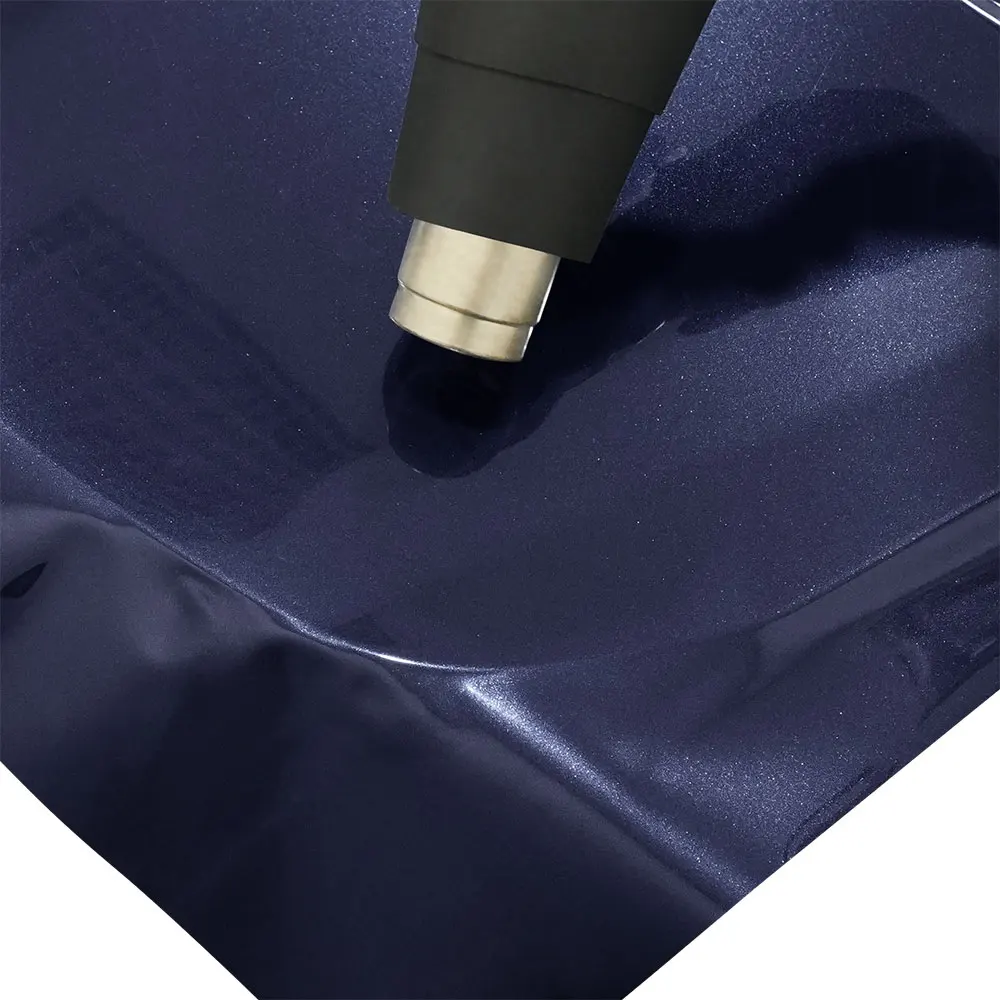 Imperial Blue Metallice Car Wrap Sticker Bubble Free Color Change Vinyl Film Decal Car Accessories Exterior Interior Decoration