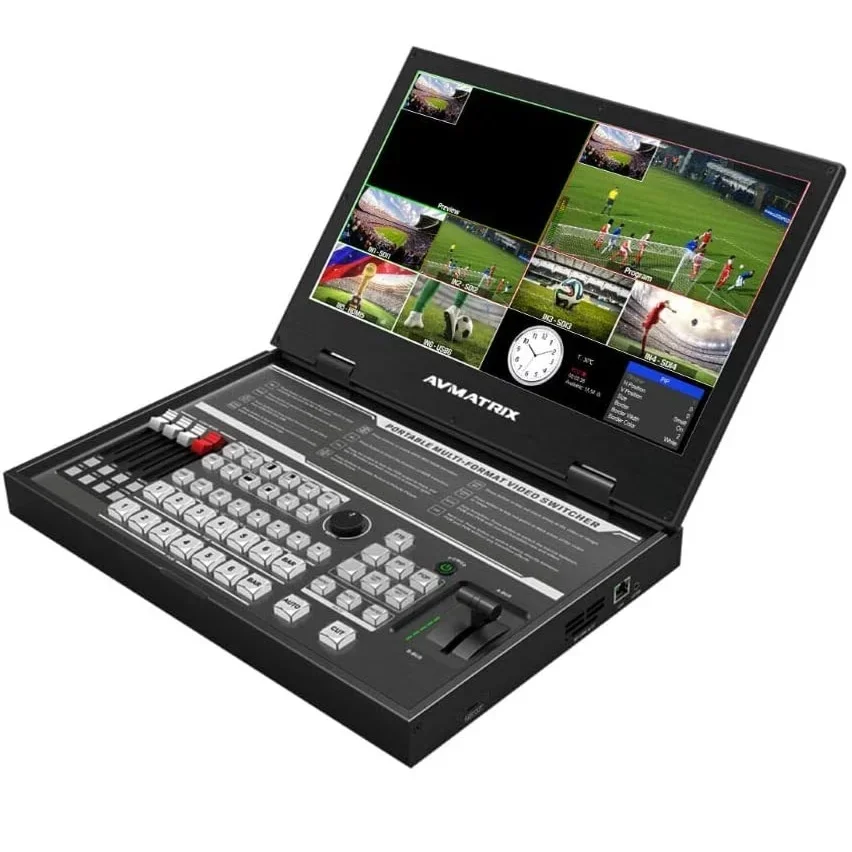 Lilliput avmatrix pvs0615u 6-Kanal-Multiform-Streaming-Switcher entsprechen dem unkomprimierten Video-Switcher für UVC-und UAC-Aufnahmen