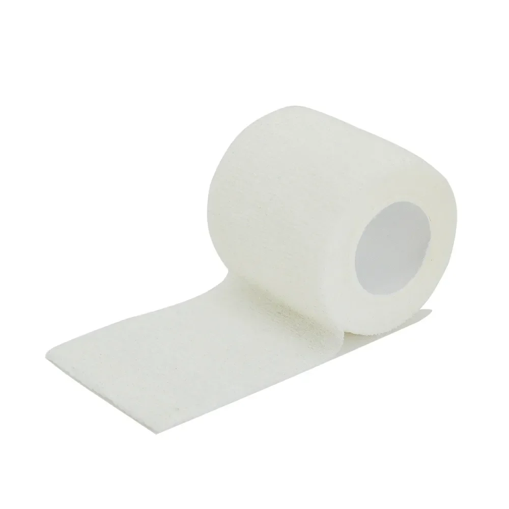 1/6 Stück 4,8 m schwarzes, selbstklebendes, elastisches Erste-Hilfe-Bandage-Sporttape für Handgelenk- und Knöchelverstauchungen, Schwellungen, Kinesiologie – Detail 6