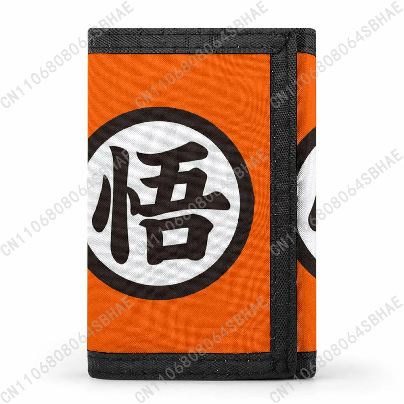 

Hot Dragon Master Goku Logo Trendy Tri Fold Wallet Teenage Girls Boys Slim 3 Fold Card Personalized Pattern Purse for School