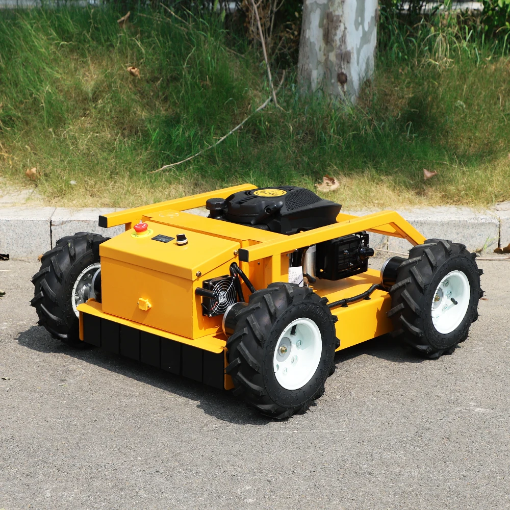 Custom Remote Control Lawn Mower, 15HP engine, 45° Slope Operation,550mm Cutting Width, Zero-turn Tractor, For Home and Farm Use