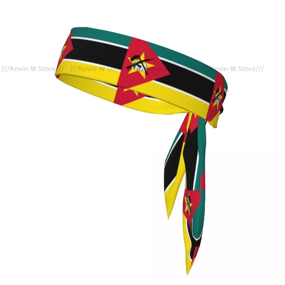 

Tie Headbands Flag Of Mozambique Sports Head Band Athletic Sweatband Bandana Sweat Wicking