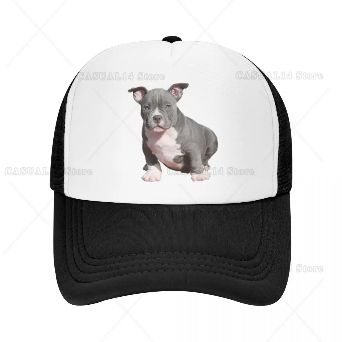 

American Pit Bull Terrier Baseball Cap for Men Women Breathable Trucker Hat Sports Snapback Caps One Size