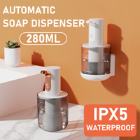 Household Automatic Soap Dispenser Touchless Smart Sensor Foam Soap Dispensers Type C Rechargeable High Quality ABS Material