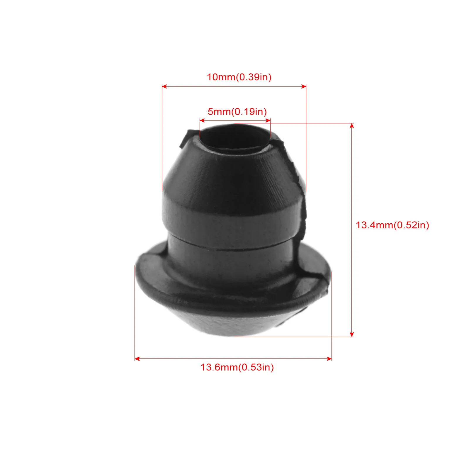 2Pcs Rubber Fuel Line Tank Hose Grommets for Stihl Fuel Grommets FS80 FS85 KM85 FC75 FS76 FS74 Trimmers 00009890516