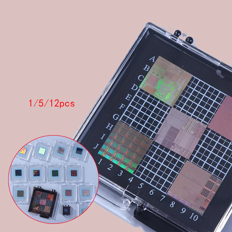 Chip desnudo de silicio semiconductor de estilo aleatorio, oblea de CPU, troquel IC de litografía, chip de circuito integrado para electrónica
