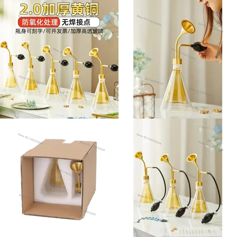 Smelling Bottle Glass Smeller Coffee Bean Selection Device Customizable