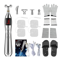Electronic Acupuncture Pen Point Massager Laser Meridian Therapy Heal Massage Pen Full Body Pain Relief Muscle Relaxation Health