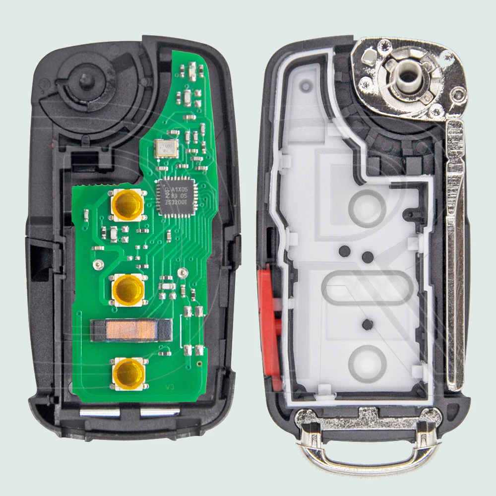 DR 5K0837202AJ ID48 Chip 433MHz Keyless Go Car Remote Key For VW Volkswagen Golf  Polo Caddy Tiguan Touran Eos Jetta Beetle view 3