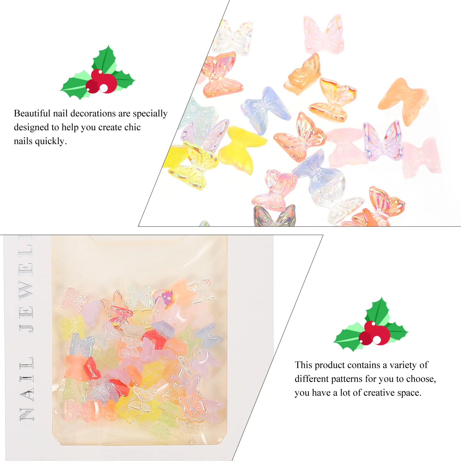 

100 шт., подвески в виде бантов, украшения из смолы для женщин, товары для вечеринок, аксессуары для салонов, наклейки для ногтей, украшения для ногтей, принадлежности