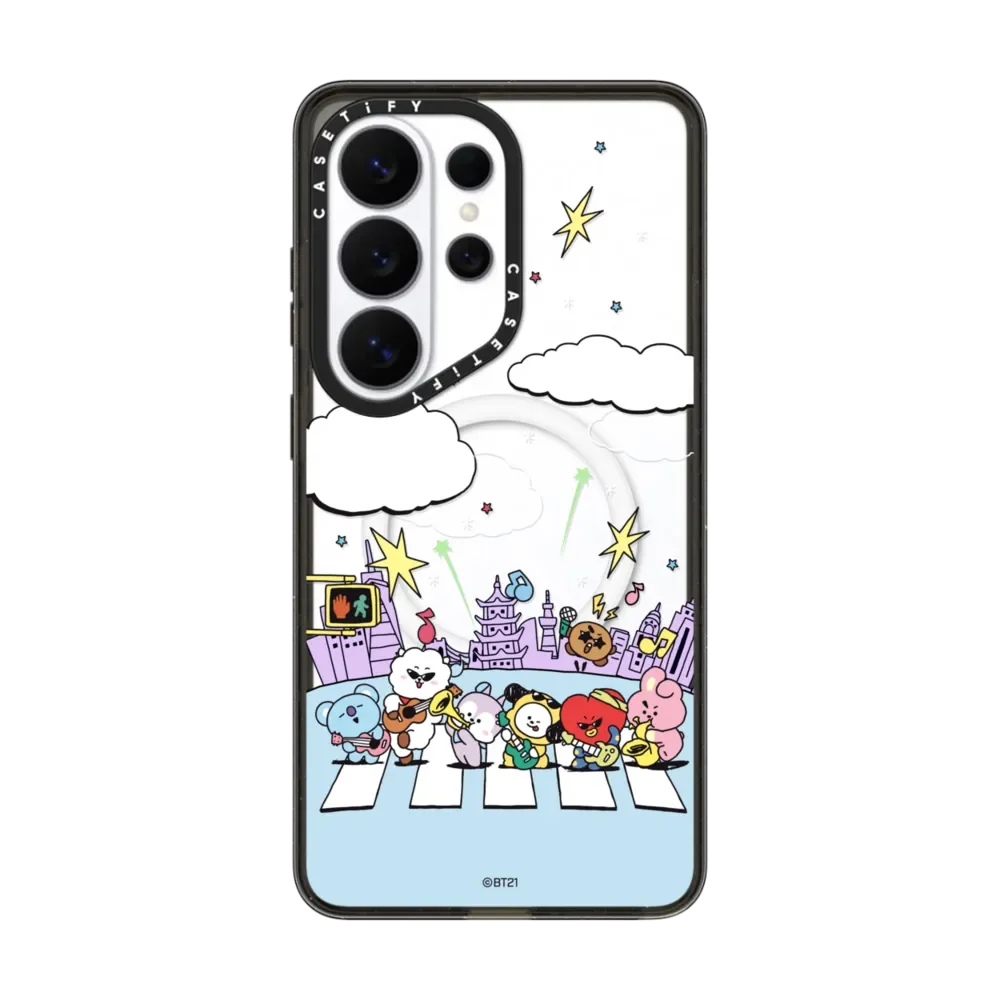 CASETiFY × BT21 WORLD VOYAGE Music Camp Series Magnetic Drop-proof Case for Samsung Galaxy S23 S24 S25 S26+ Ultra Plus view 5