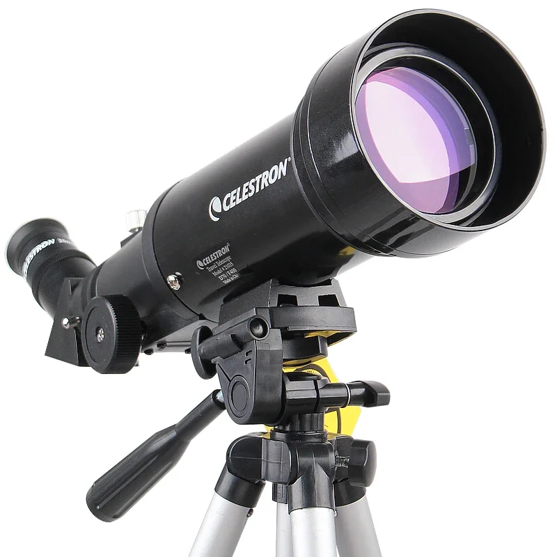 Celestron Astronomical Telescope Powerseeker 70400, Refractive Optical System, Camera Tripod Tripod, focal ratio 11.25