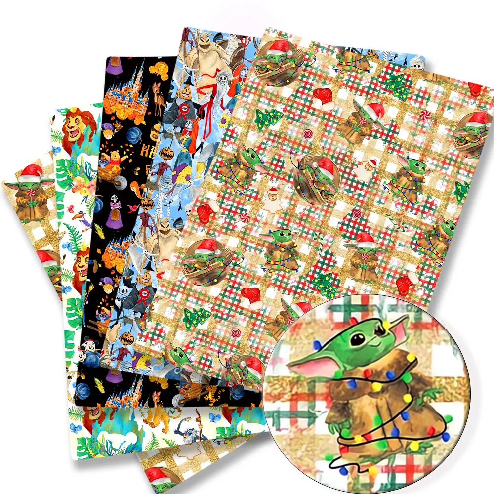 Tessuto disney 140x50CM tessuto di cotone cartone animato tessuto Patchwork bambino tessili per la casa cucito bambola vestito tenda tessuto di cotone poliestere