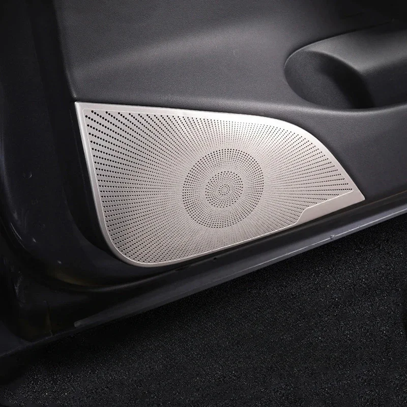 For Tesla Model Y Horn Cover Door Front Column Roof Rear Trunk Speaker Sound Frame Audio Panel Decorative Modification 2021-2024