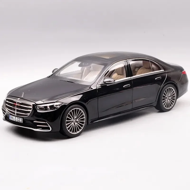 1:24 Alloy Luxy Car Model Diecast Metal Metal Toy Vehicles Car Model High Simulation Sound Light For Maybach S400 Kids Toy Gift