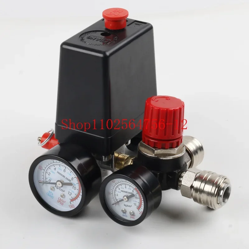 220V Air Compressor Air Pump Accessories Pressure Regulating Valve European Pressure Regulating Bracket Assembly