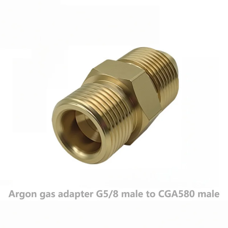 CGA580 To FOR G5  8 Cylinder Adapter Brass Gas Regulator Connector For Argon Fitting Adapters Car Maintenance Tools