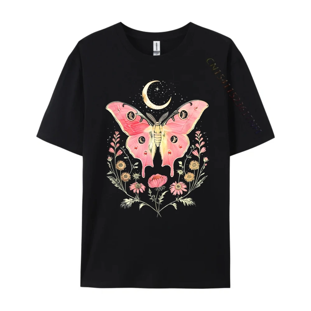 

Celestial Moth Flutterby Graphic T Shirts Comfortable Tshirts Printing Oversized Camisetas Mens Clothing